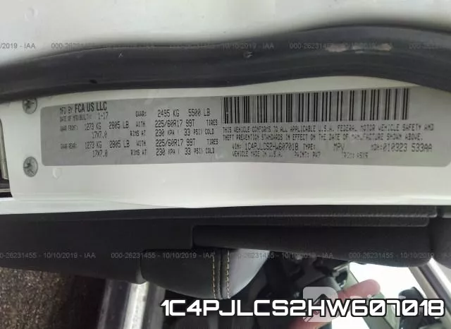 1C4PJLCS2HW607018 фото 10