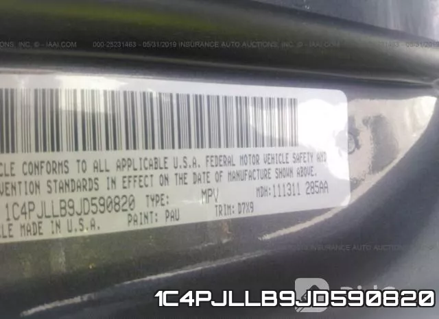 1C4PJLLB9JD590820 фото 10