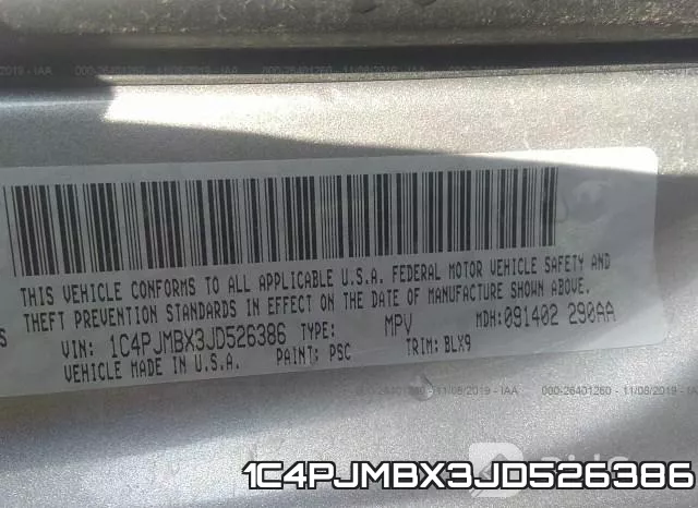 1C4PJMBX3JD526386 фото 10
