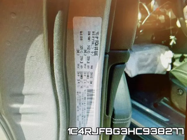 1C4RJFBG3HC938277 фото 2