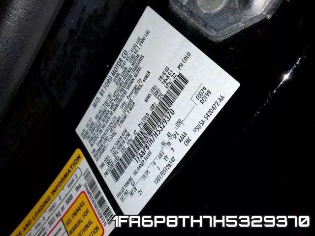 1FA6P8TH7H5329370 фото 2