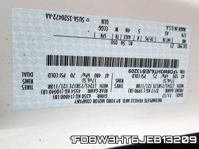 1FD8W3HT6JEB13209 фото 2