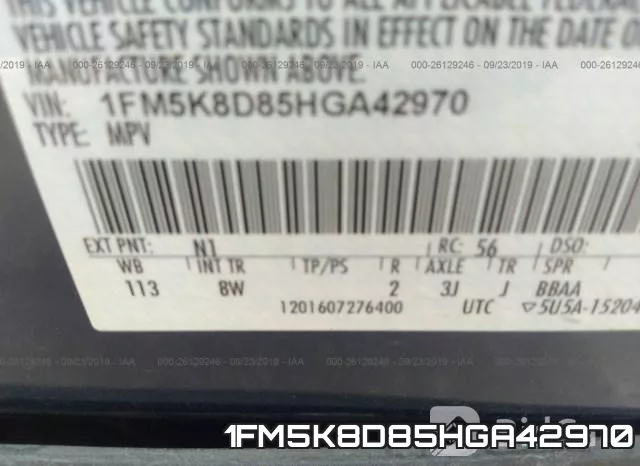 1FM5K8D85HGA42970 фото 10