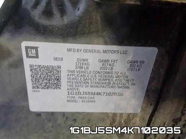 1G1BJ5SM4K7102035 фото 2