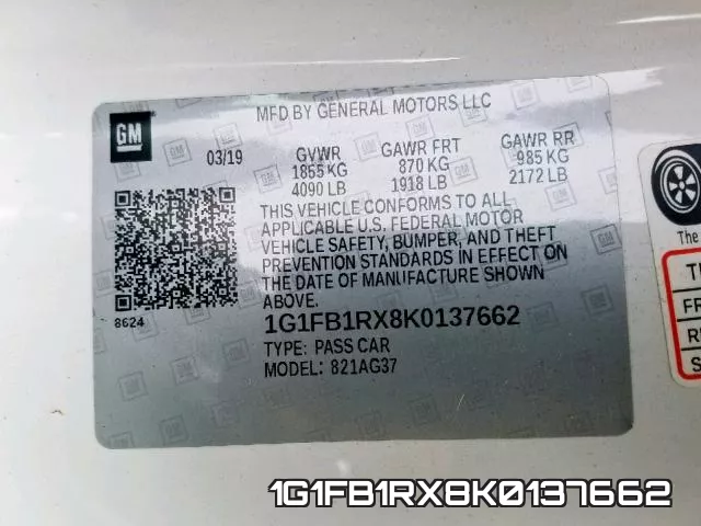 1G1FB1RX8K0137662 фото 2