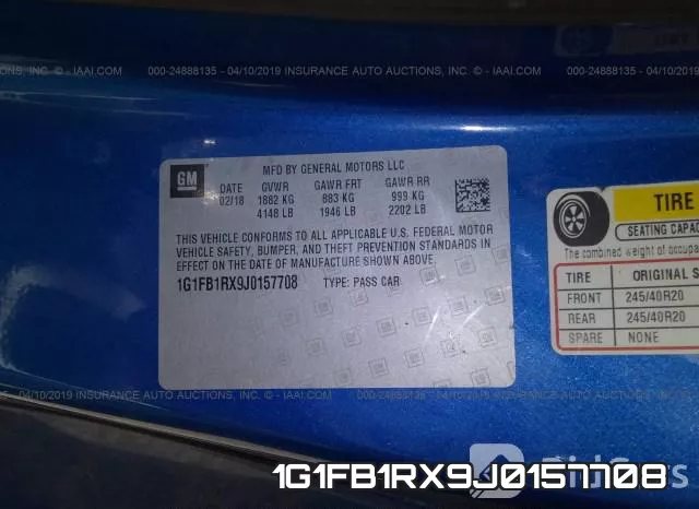 1G1FB1RX9J0157708 фото 10