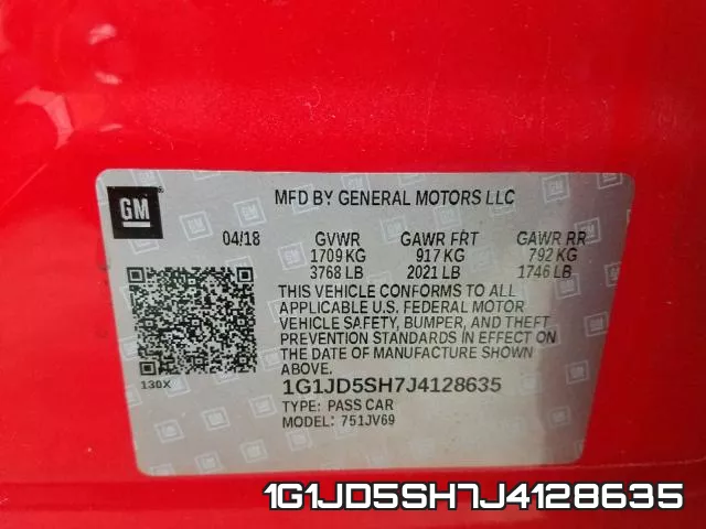 1G1JD5SH7J4128635 фото 2