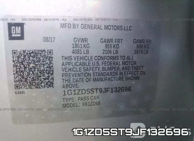 1G1ZD5ST9JF132696 фото 10