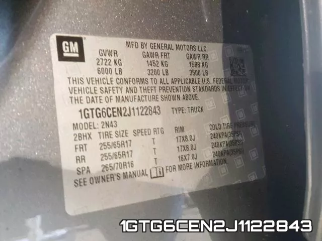 1GTG6CEN2J1122843 фото 2