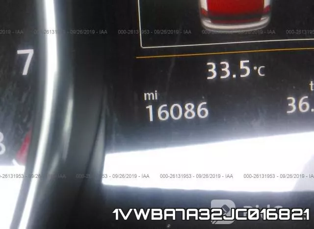 1VWBA7A32JC016821 фото 8