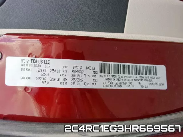 2C4RC1EG3HR669567 фото 2