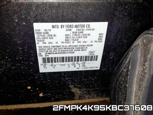 2FMPK4K95KBC37608 фото 2