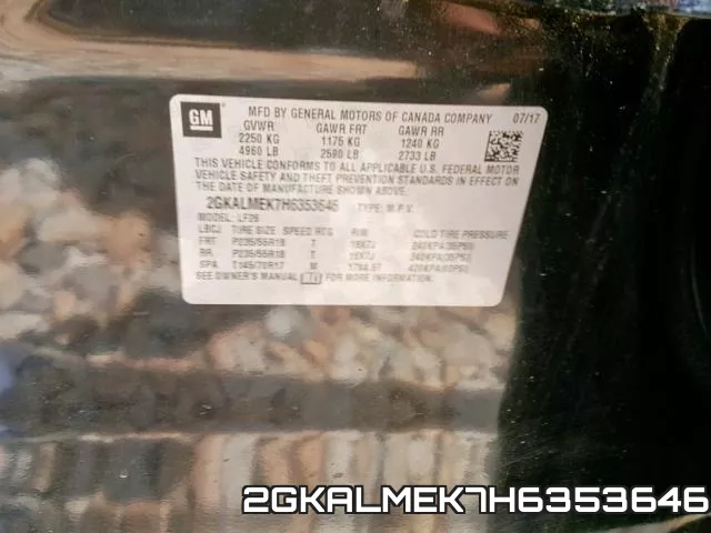 2GKALMEK7H6353646 фото 2
