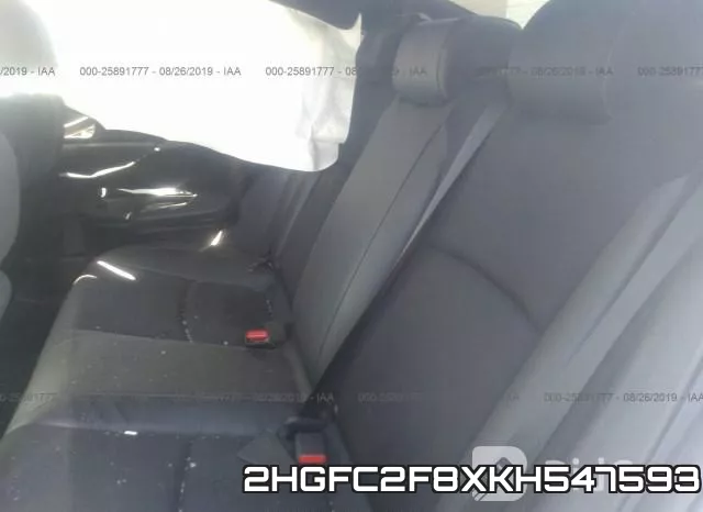 2HGFC2F8XKH547593 фото 9