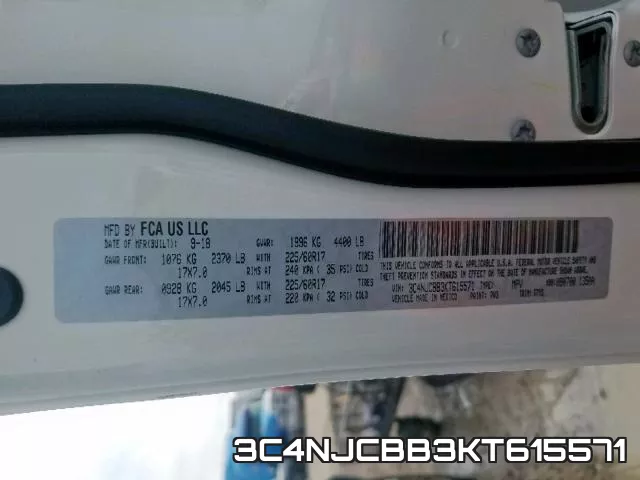 3C4NJCBB3KT615571 фото 2