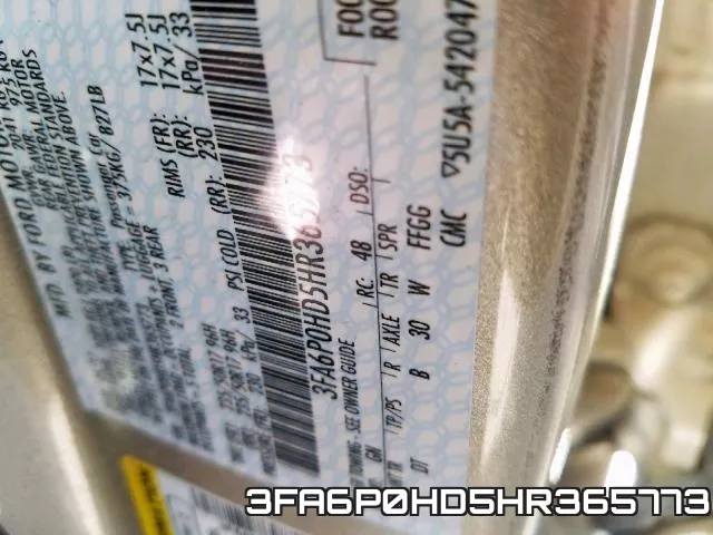 3FA6P0HD5HR365773 фото 2