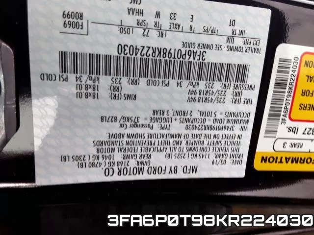 3FA6P0T98KR224030 фото 2