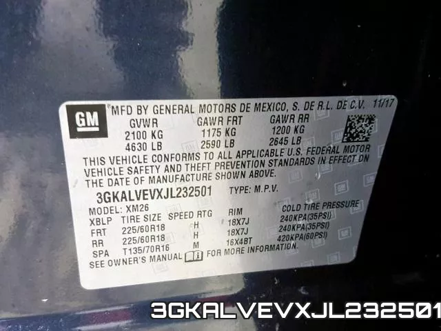 3GKALVEVXJL232501 фото 2