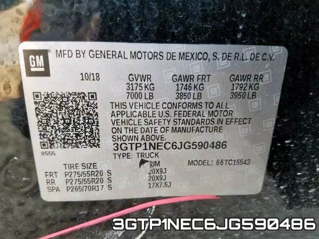 3GTP1NEC6JG590486 фото 2