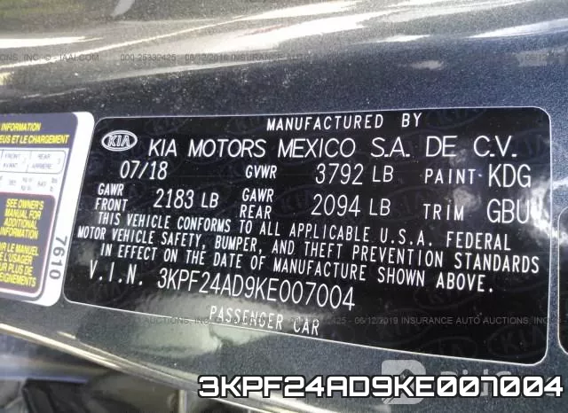 3KPF24AD9KE007004 фото 10