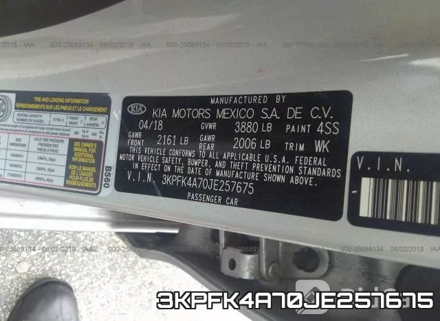 3KPFK4A70JE257675 фото 10