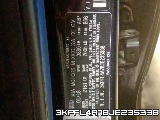 3KPFL4A78JE235338 фото 2