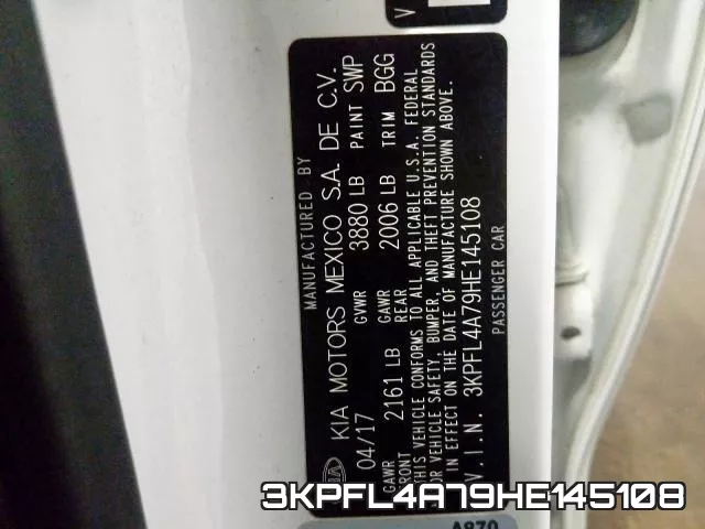 3KPFL4A79HE145108 фото 2