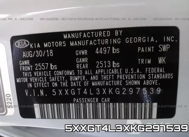 5XXGT4L3XKG297539 фото 10