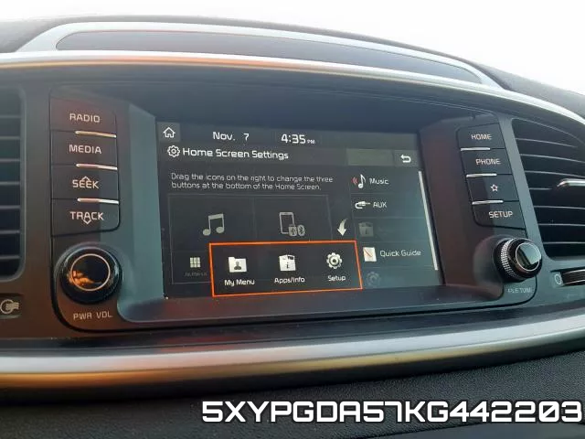 5XYPGDA57KG442203 фото 10