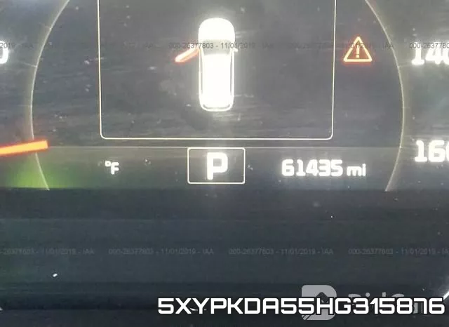 5XYPKDA55HG315876 фото 8