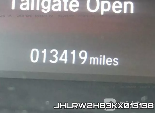 JHLRW2H83KX013138 фото 8