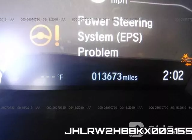 JHLRW2H88KX003155 фото 8