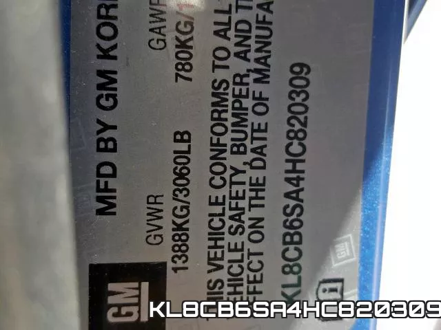 KL8CB6SA4HC820309 фото 2