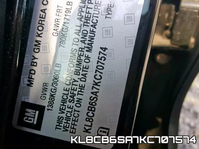KL8CB6SA7KC707574 фото 2