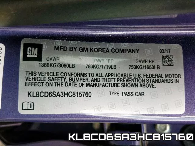 KL8CD6SA3HC815760 фото 2