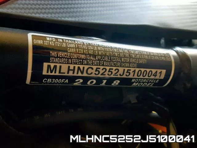 MLHNC5252J5100041 фото 2