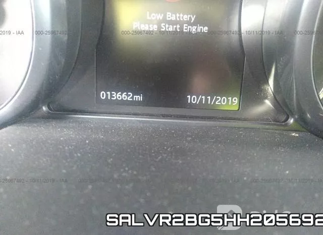 SALVR2BG5HH205692 фото 8