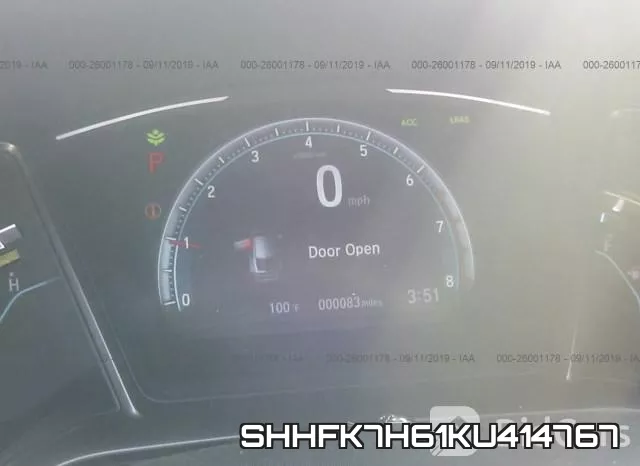 SHHFK7H61KU414767 фото 8