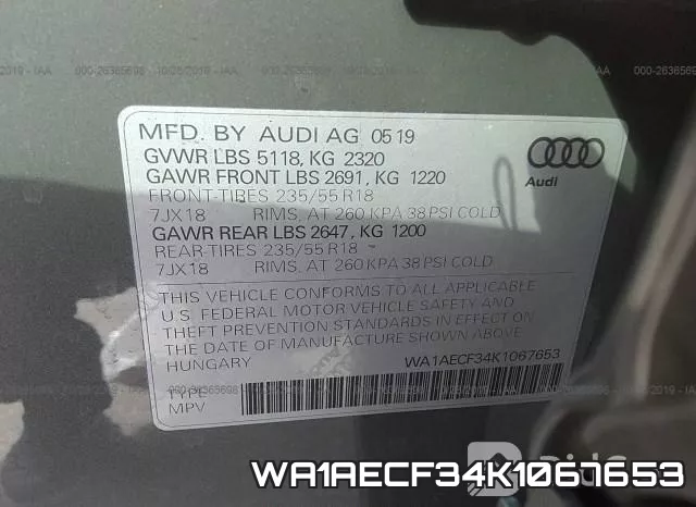 WA1AECF34K1067653 фото 10