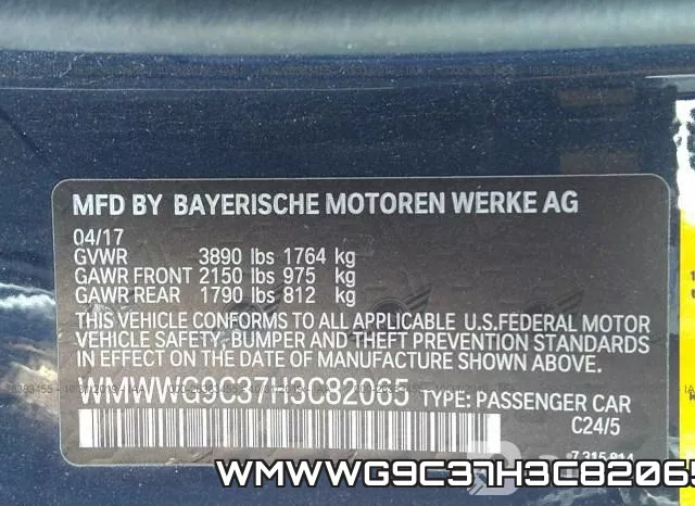 WMWWG9C37H3C82065 фото 10