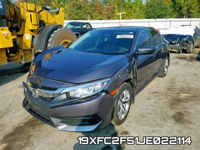 19XFC2F51JE022114 фото 3