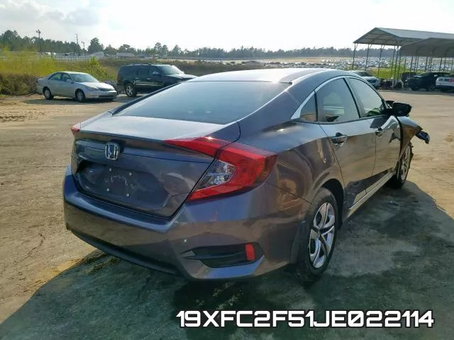 19XFC2F51JE022114 фото 5