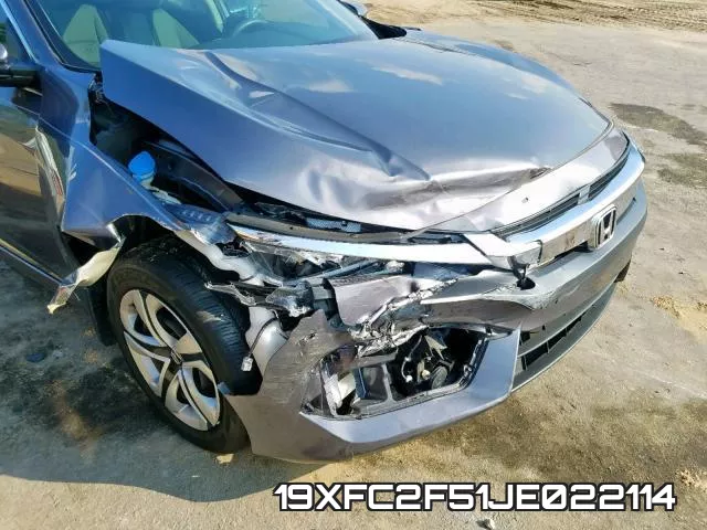19XFC2F51JE022114 фото 10