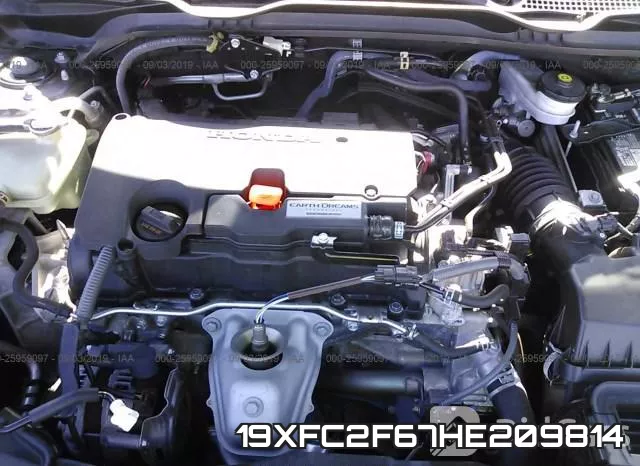 19XFC2F67HE209814 фото 2