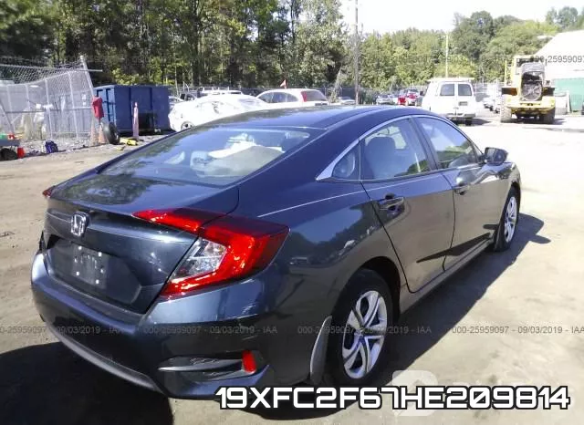 19XFC2F67HE209814 фото 5