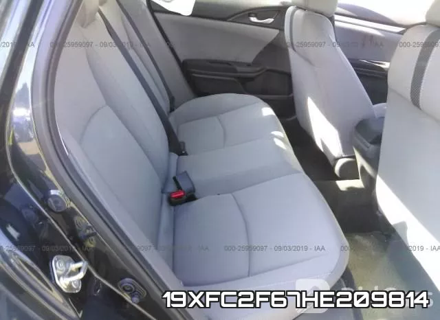 19XFC2F67HE209814 фото 9