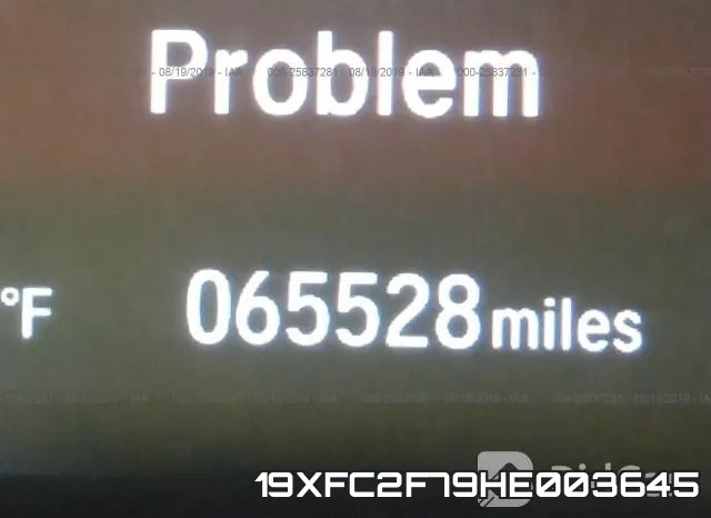 19XFC2F79HE003645 фото 8