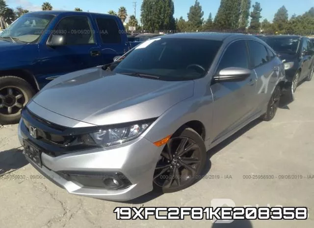 19XFC2F81KE208358 фото 3