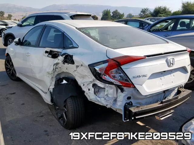 19XFC2F87KE209529 фото 4
