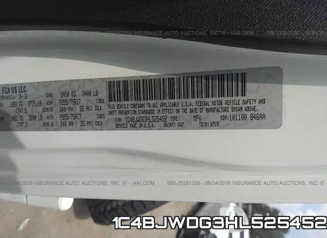 1C4BJWDG3HL525452 фото 10